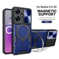 Magsafe Magnetic Camera Protect Case for Realme C55 C35 C33 C31 C30 C21Y C25Y Realme 10 Pro + 9 8 GT 3 Hybrid Metal Ring Cover. 