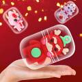 Mini Toy Capsule Machine Toy Prize Dispenser Egg Twisting Machine for Toddlers.
