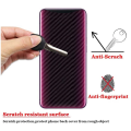 5 Pieces Clear Carbon Fiber Sticker Back Protective Film For Xiaomi POCO F5 Pro C40 X5 X3 X4 F3 F4 M3 M4 M5 M5s GT NFC 5G 4G 2022 NE Back Screen Protector Film. 