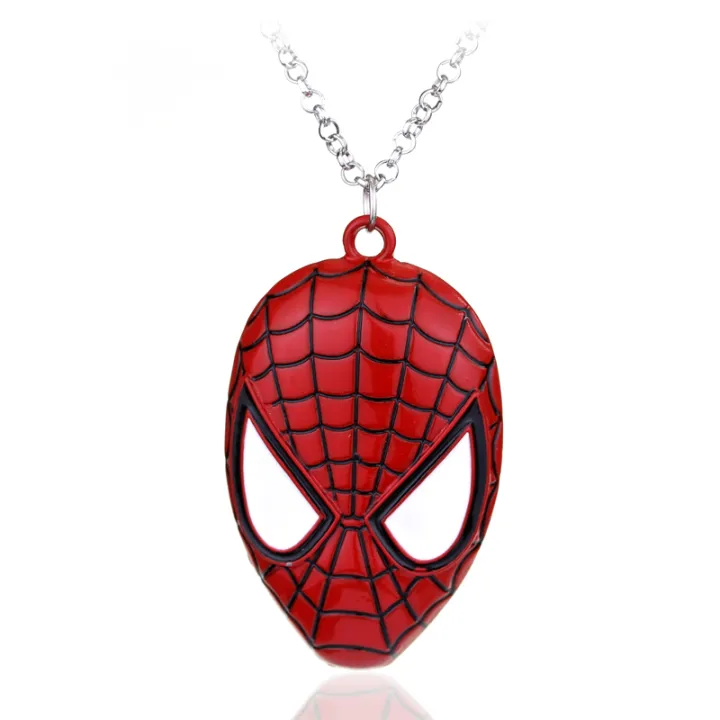 Avengers%20Superhero%20Spiderman%20Necklace%20Trendy%20Vintage%20Jewelry%20Accessories%20for%20Women%20Man%20Classic%20Spider%20Man%20Mask%20Necklace%20-%20Image%207