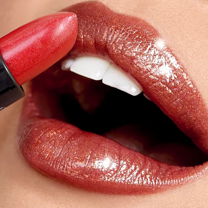 Lipstick - Lip Tint - Lip Gloss - Diamond, Pearlescent, Metallic, Natural Effect - Long Lasting, Waterproof, Glitter, No-Budge, Non-stick Cup - Lip Make Up Cosmetic