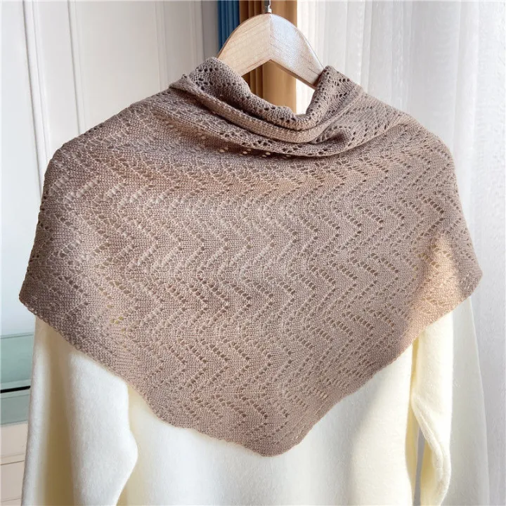 Spring%20and%20Autumn%20Air-Conditioned%20Room%20Small%20Shawl%20Outer%20Wear%20Knitted%20Shoulder%20Knotted%20Scarf%20Female%20Neck%20Protection%20Fake%20Two%20Pieces%20Shawl%20Cape%20Summer%20-%20Image%205