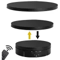 3 in 1 360 Degree Electric Turntable with Remote Control Rotating Display Photography Turntable. 