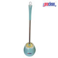 Proclean Toilet Brush TB-1787 with Holder. Decorative, Modern, Freestanding, Heavy Duty Toilet Bowl Shape Cleaning Brush Set for Bathroom Deep Cleaning Compact Flexible Toilet Cleaner Brush. 