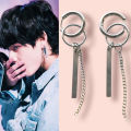 KPOP Idol BTS Taehyung V Earrings Love for Women.