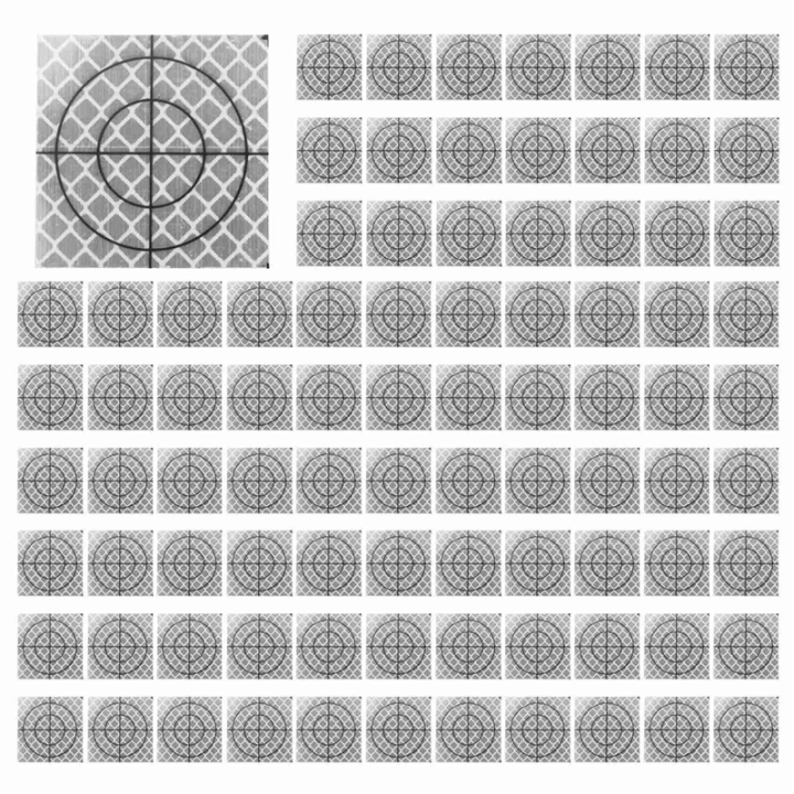 200Pcs Prism Measurement Reflector Sheet Reflective Tape Target Total Station Tunnel Survey 40X40mm