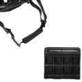 4 Pack Universal Cycling Replacement Sponge Pads Set Helmet Cushions Kit for Bike Cycling Motorcycle Helmet,Black.