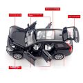1:32 VOLVO XC90 SUV Alloy Car Model Diecast Metal Model Sound Light Children Toys Car Central Control Ornaments Gift For Kids. 