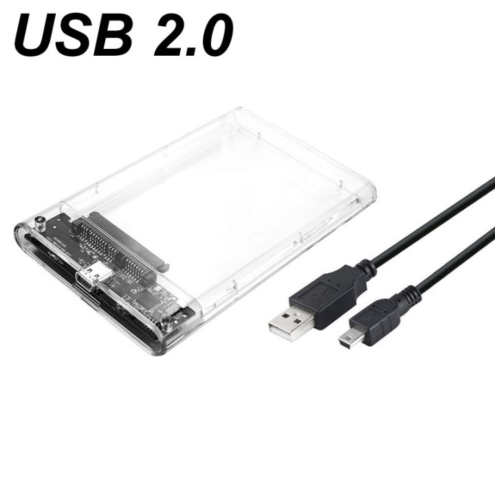 USB%20TYPE-C%202.0/3.0/3.1%20Transparent%20Tool%20Free%202.5%20Inch%20Gen2%2010/5Gbps%20SATA%20III%20External%20Hard%20Drive%20HDD%20Enclosure%20SSD%20Case%20Box%20UASP%20-%20Image%202