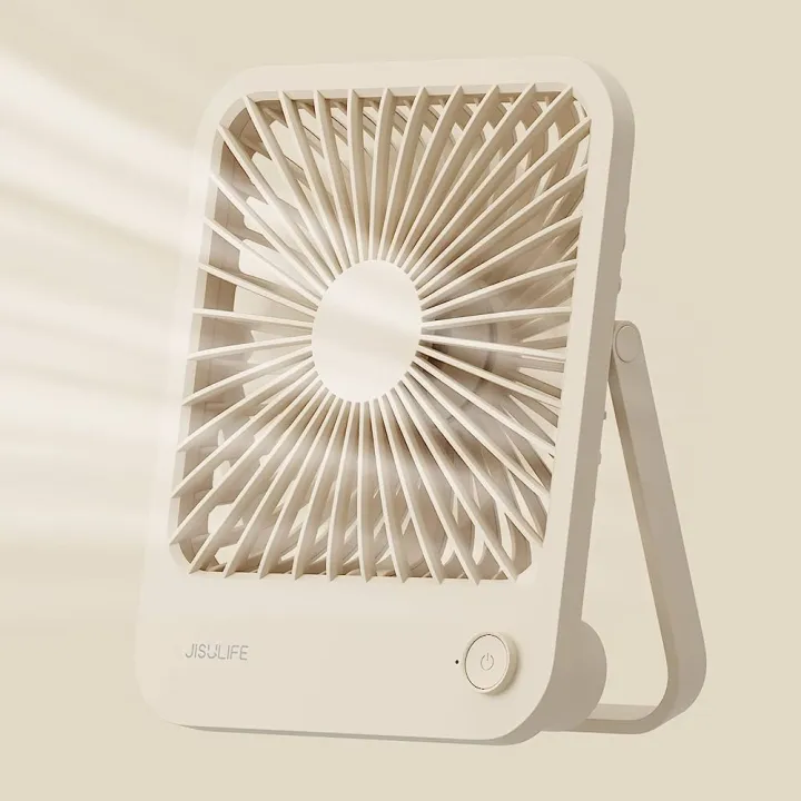 JISULIFE%20FA26%20Small%20Desk%20Fan%20Ultra%20Quiet%20Table%20Fan%204500mAh%20USB%20Rechargeable%20Strong%20Airflow%20Cooling%20Fan%20With%204%20Speed%20Powerful%20Wind%20Offices%20Fan%20-%20Image%205