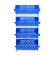 4 Step Lotus Fence Rack Two Color Blue 925833. 