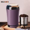 Prime Mall_ Coffee Beans Mill Coffee And Grains Grinder Powerful Motor Easy To Use Noiseless Stainless Steel Chamber Grinder For Coffee. 