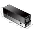 M.2 SSD PCI-E NVMe Heat Sink M2 2280 Solid State Hard Disk Cooling Thermal Pad Demoo. 