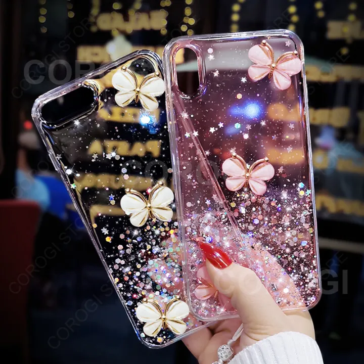 For%20OPPO%20A16%20/%20OPPO%20A54%20Cover%20+%20Crystal%20Wrist%20Strap%20Fashion%203D%20Rhinestone%20Butterfly%20Shiny%20Glitter%20Girls%20Phone%20Case%20Clear%20Soft%20Silicone%20Bumper%20Shockproof%20Protective%20Back%20Cover%20-%20Image%204