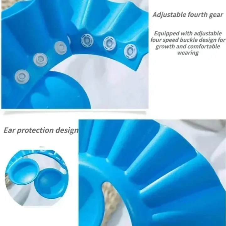 1pcs%20Baby%20Shower%20Cap%20with%20Ear%20Protection%20Bath%20Caps%20Adjustable%20Soft%20Shampoo%20Bathing%20Hat%20Cap%20for%20Kids%20Toddler-Multicolor%20-%20Image%203