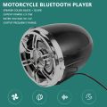 Motorcycle Audio Sound System Stereo Speaker Waterproof Motorbike Scooter FM Radio Bluetooth USB TF MP3 Music Player Kit. 