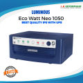LUMINOUS Eco Watt Neo 700 IPS UPS 12V | 500 Watt | For 3 Fans & 6-7 Lights / Computer, TV, Printer, Scanner | Authorized Dealer: J.B ENTERPRISE | 2 Years Warranty. 