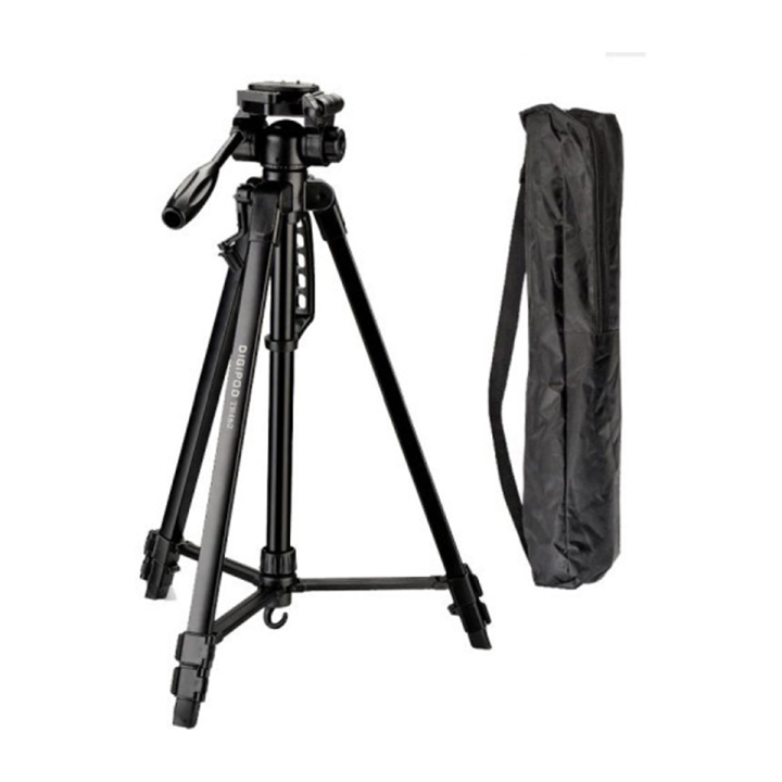 380A%20Tripod%20Stand%20%20Black%20360%20Degree%20Swivel%20Fluid%20Head%20Mobile%20Camera%20Stand%20Pro%203%20Maximum%20Height%205%20Feet%20-%20Heavy%20stand%20-%20Image%204