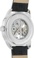 Invicta Men's Specialty 42mm Stainless Steel and Leather Mechanical Hand Wind Watch, Silver, Gold, Black (Model 23533, 31306).