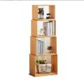 IRYZE Modern Open Bookshelf Stackable Bookshelf Standing Bookcase for Home Office Floor Standing Book Shelf Multifunctional Display Stand 54/18. 
