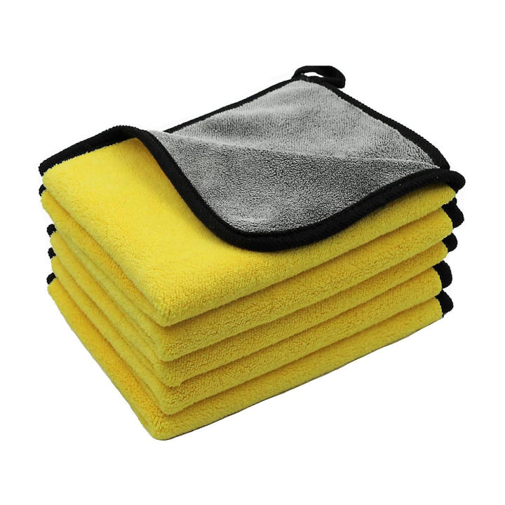 Large Microfiber Towel Double Layer - 60*40cm - Quick-Drying and Absorbent Towel Easy to Use and Maintain