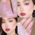 Abandon Makeup Highlighter Pearl Shiny Clear High-gloss Powder Natural Brightening Lying Silkworm Glowing Highlight Illuminator Cosmetic. 