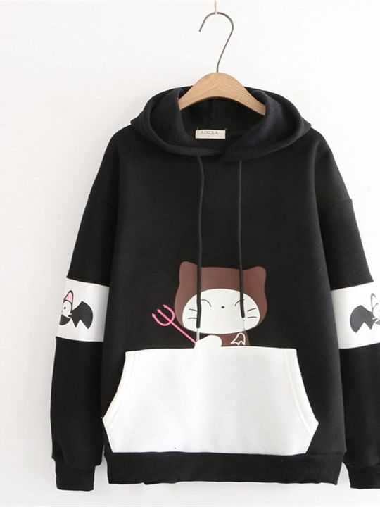 High%20Quality%20Women%20Cute%20Bat%20Cat%20Printed%20Cotton%20Hoodie%20For%20Winter%20-%20Image%204