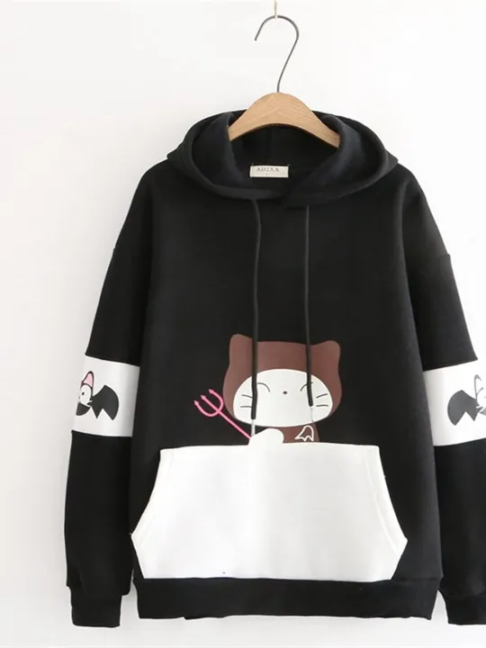 High%20Quality%20Women%20Cute%20Bat%20Cat%20Printed%20Cotton%20Hoodie%20For%20Winter%20-%20Image%204