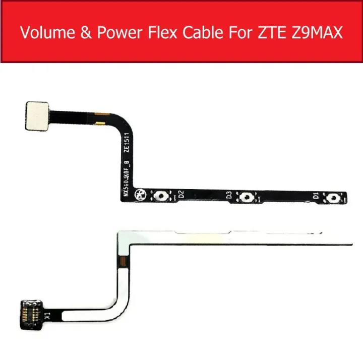 Power%20Volume%20Flex%20Cable%20For%20ZTE%20Nubia%20Z9Max%20NX510J/Z9%20Max%20NX512J%20Power%20Volume%20Side%20key%20Button%20Switch%20Flex%20Ribbon%20Replacement%20-%20Image%202