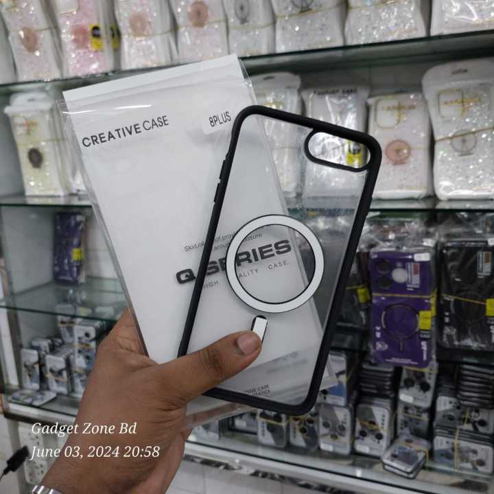 iPhone%208%20Plus%20MagSafe%20Clear%20Case%20Wireless%20Charging%20Shockproof%20Transparent%20Cover%20-%20Image%202