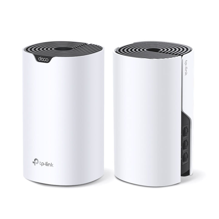TP-Link Deco S7 AC1900 2 Pack Whole Home Mesh Wi-Fi System Smart Router 100 Device Capacity 1900 Mbps Dual-Band with Gigabit Ports