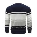 Autumn Cotton Pullover V-neck Men's Sweaters Fashion Solid Color High Quality Slim Sweaters Pullover Men Patchwork Knitwear-black. 