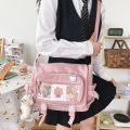 Japanese Kawaii Crossbody Bags For Women Transparent Pocket itabag Student Shoulder Bag Handbags Book Bag JK Ita Bag Girls Bolsa.