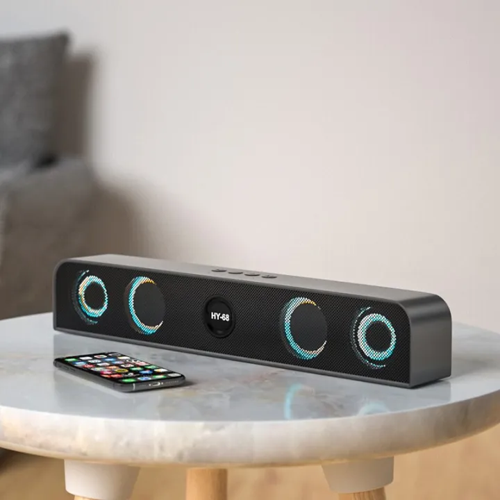HY 68 Portable Bluetooth Speaker with USB TF Card and FM Radio Support ...