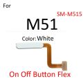 【High-quality】 Switch Power ON OFF Button Flex Cable Parts Ribbon For Galaxy M01 M11 M21 M31 M51 Mute Silence Volume Key Part. 