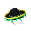 【Pioneer Gong】1Pc Mini Mexican Sombrero Hat With Headband Headdress Funny Carnival Party Hats Accessories Decoration Fiesta Party Favors. 