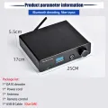 Rod Rain Audio DA10 Audio Decoder Bluetooth Headphone Amplifier Dual ES9038Q2M DAC QCC5125 LDAC Amanero USB Card DSD512 TPA612A2. 