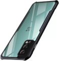 Back Cover for OnePlus Nord 2 5G Transparent Black Dual Protection Slim Fit Case. 