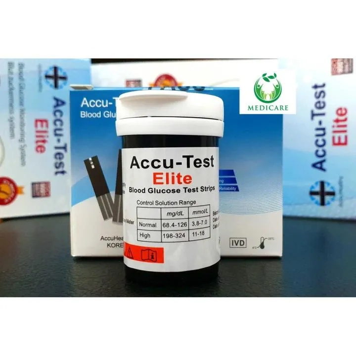 Accu%20Test%20Elite%20Blood%20Glucose%20Check%20Strip%2025%20pcs%20(No%20Box%20Only%20Vail)%20-%20Image%202