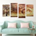 4pcs Large Canvas Huge Modern Home Wall Decor Art Oil Painting Picture Print No Frame-Global Collection.