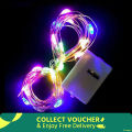 2M 20Led Mini Micro Copper Wire Light Battery Operated Led Strip String Fairy Lights. 