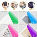 12Pack A4 Plastic File Folder,Expandable A4 Expandable Punched Pockets for A4 Folders,with Snap Closure and Label Pocket. 
