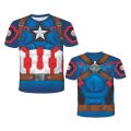 Boy Superhero Hulk Iron Man T-shirts for Kids Boys Clothes Anime T-shirt 3d Printed Young Children Cartoon Fashion Girl Tops Tee. 