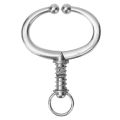 Cattle Nose Ring Stainless Steel Cattle Nose Clamp Bull Cow W Spring Nose Ring for Farm. 