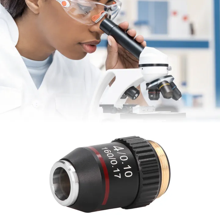 %E3%80%90Fashion%E3%80%91Achromatic%20Microscope%20Objective,%2020.2mm%20Thread%20Corrosion%20Resistant%204X%20Magnification%20Clearer%20with%20Storage%20Box%20for%20Biological%20Microscopes%20-%20Image%204