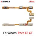 Original For Xiaomi Poco F1 F2 F3 M3 M4 X3 GT X4 Pro 4G 5G Power Switch On / Off Button Volume Key Button Flex Cable. 