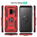 lthmy for Samsung Galaxy S9 Plus Dual Layer Tough Rugged Ring Holder Stand Armor Shockproof Drop Protection Case cover. 