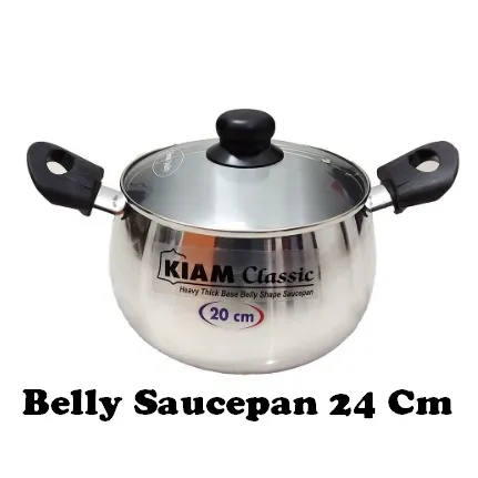 KIAM%20Classic%20Belly%20Shape%20Saucepan/Belly%20Saucepan%2024%20Cm-Inducation%20Bottom%20-%20Image%203