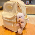 Kawaii Khaki Keychains Plushies Sanrio Keychain Cute Animal Keyring Car Mirror Decoration Bag Pendant Gift.