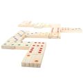 Wooden Mini Dominoes with Black Dots Traditional Game 28 pcs/Dominoes/Wooden Mini Dominoes. 
